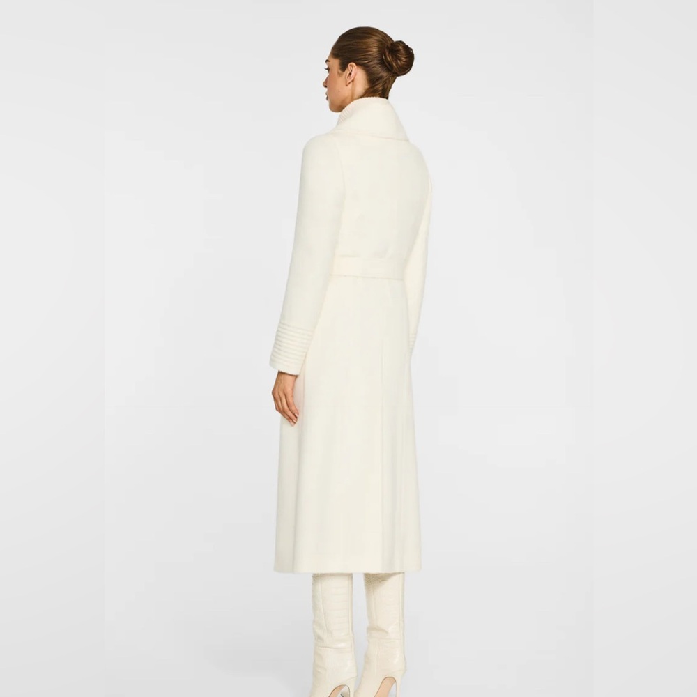 Sentaler Alpaca Coat (white/cream) - Picture 5 of 12